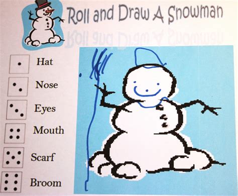 The Activity Mom Roll A Snowman Printable The Activity Mom