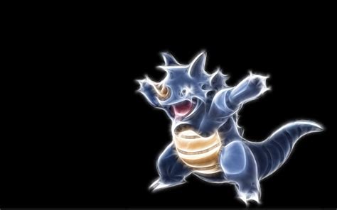 Pokemon Nidoking Simple Background Black Background Wallpapers Hd