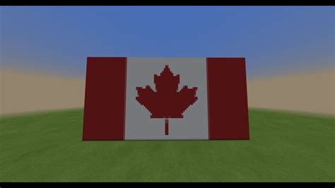Happy Canada Day Pixel Art How To Build The Canadian Flag In Minecraft Youtube