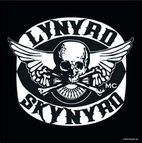 Lynyrd Skynyrd Coaster Biker Patch Logo Official 95cm X 95cm Single