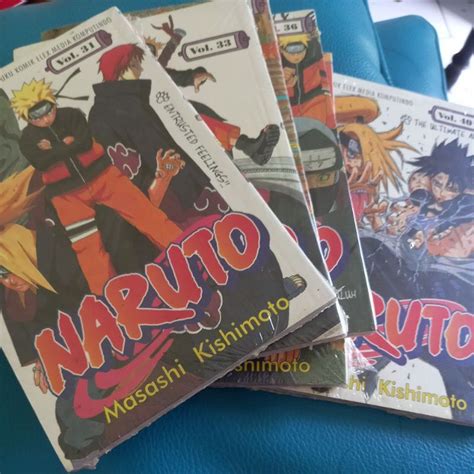 Jual Komik Naruto Original Vol 31 40 Baru Dan Segel Indonesiashopee