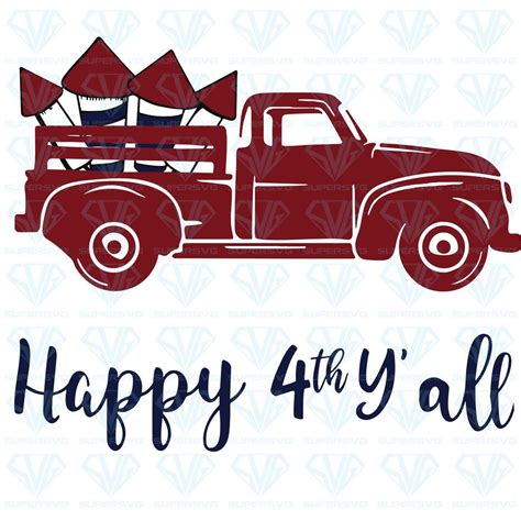 Happy 4Th Of July Svg Files For Silhouette Files For Cricut Svg Dxf Eps