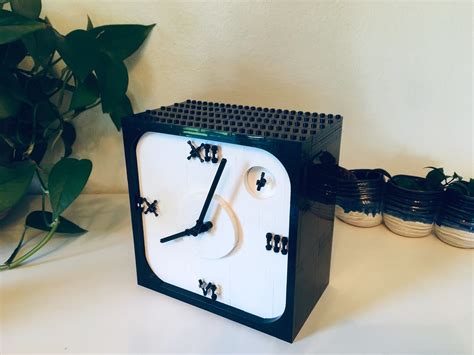 Moc Completely Functional Clock Video Included Lego Technic