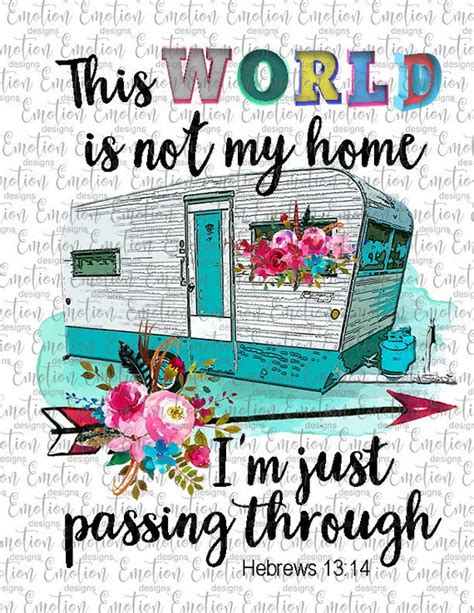 This World Is Not My Home Clipart Instant Download Etsy