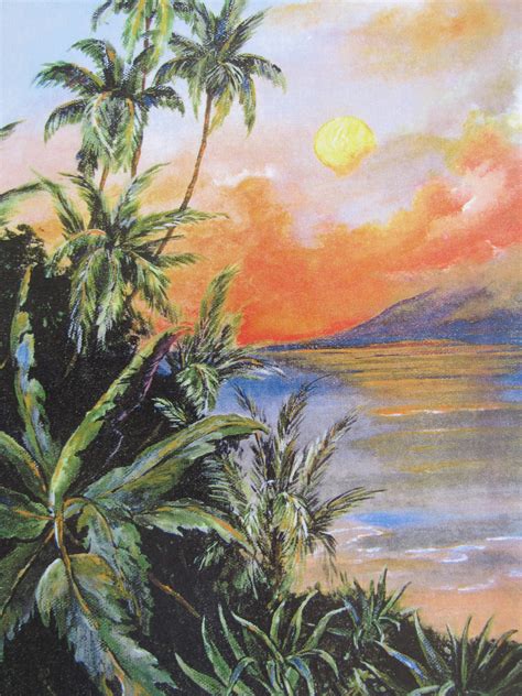 Tropical Sunset Covey Art