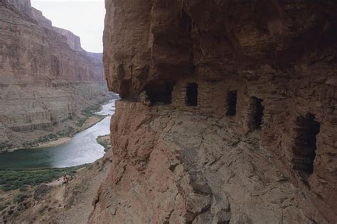 Native American Ruins Of Nankoweap In The Grand Canyon National Park