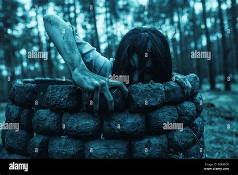 Evil Spirit Long Hair Hi Res Stock Photography And Images Alamy