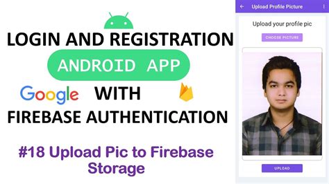 Upload Image To Firebase Cloud Storage Login And Register Android