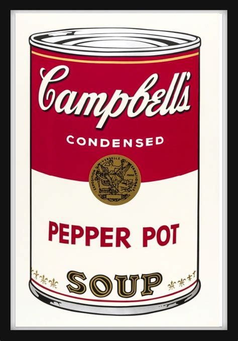 Andy Warhol Pepper Pot Soup From Campbells Soup I Portfolio 1968