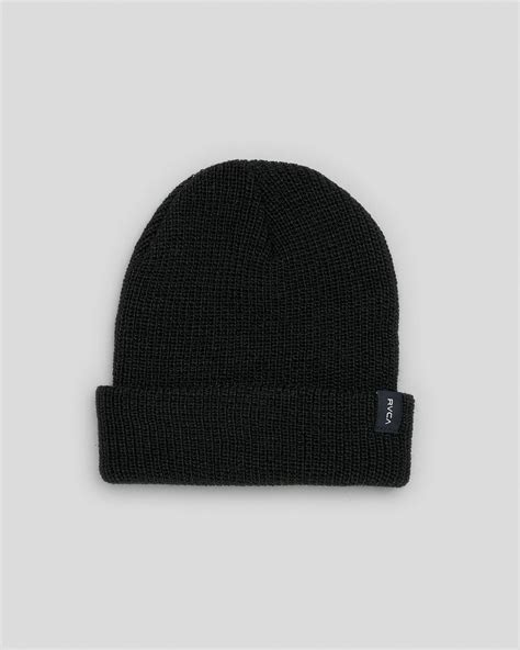 Rvca Dayshift Iii Beanie In Black Fast Shipping And Easy Returns City