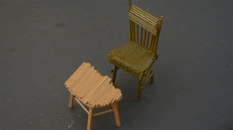Shipping very large furniture can be a daunting prospect. How to make Chair out of Toothpicks and Cardboard ...