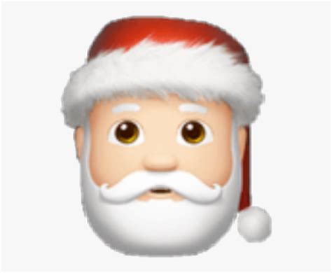 Santa Claus Emoji Emoji Santa Claus Png Facebook Santa Claus Emoticon