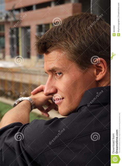 Sly Look stock image. Image of afternoon, adult, handsome ...