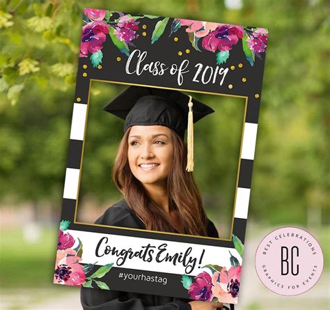 Graduation Party Photo Prop Frame Grad Photo Prop Class Of 2019