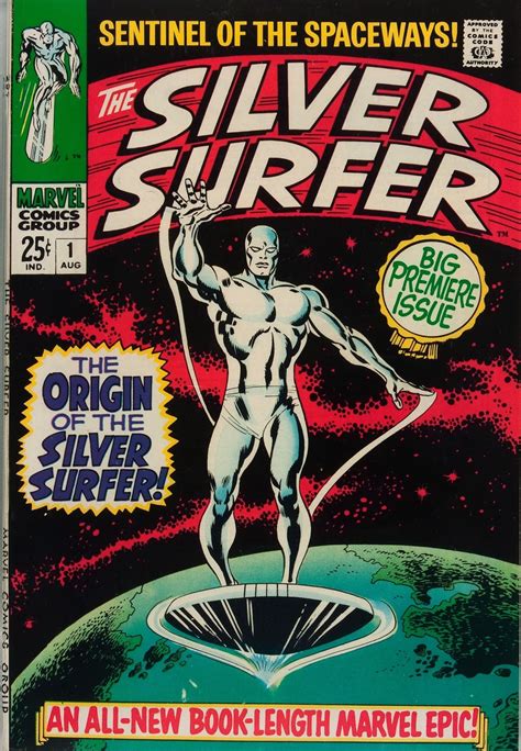 Capns Comics The Silver Surfer 1 By John Buscema