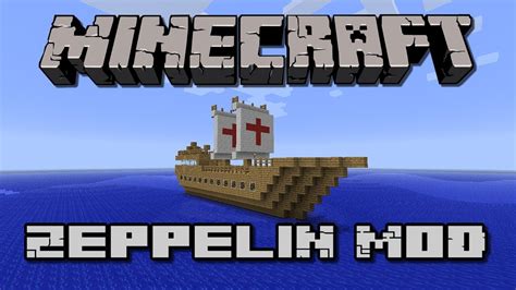 Minecraft Zeppelin Mod Pirate Ship Youtube