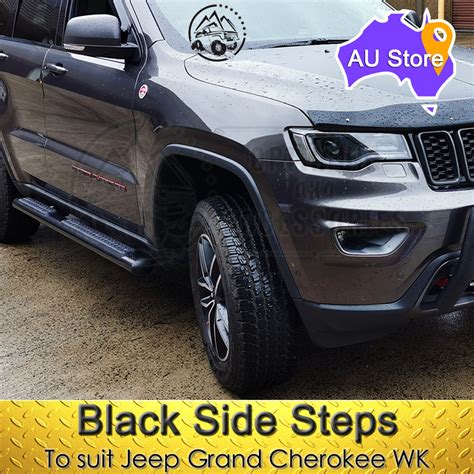 Black Powder Coated 4 Oem Side Steps For Jeep Grand Cherokee 2011 2020