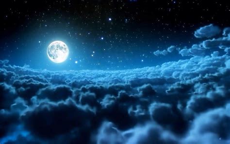 wafaa on Twitter | Clair de lune, Paysage, Nuit étoilée