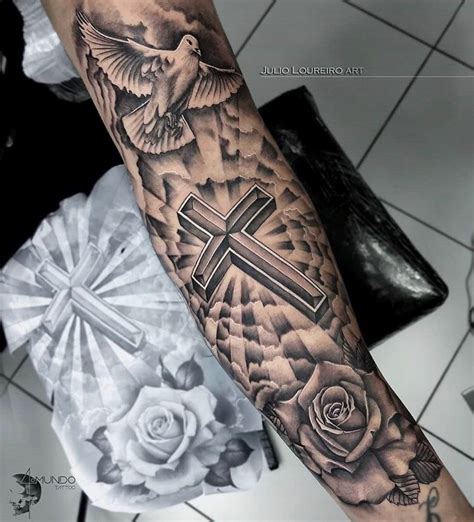 Religious Half Sleeve Tattoos Forearm