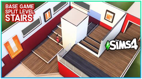 Sims 4 Base Game Stairs W Platforms No Cc No Mods Sims 4