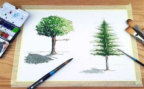 How To Paint Watercolor Trees An Easy Guide To Watercolor Trees