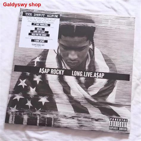 Asap Rocky Longliveaap Limited Edition Orange Gum 2lp Vinyl Shopee