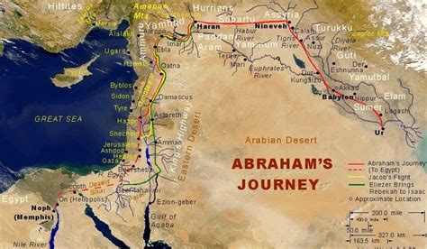 Old Testament Map Abraham
