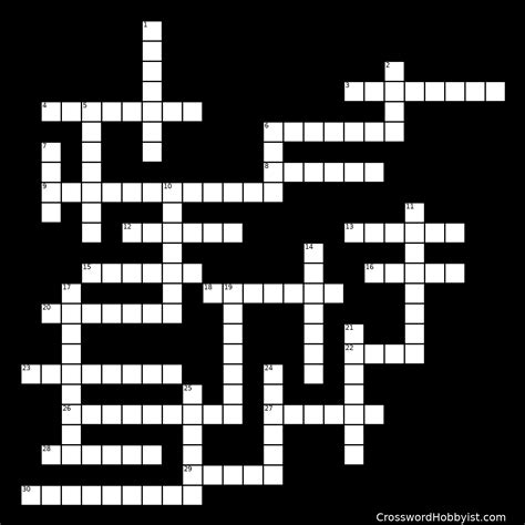 Baseball Teams Crossword Puzzle
