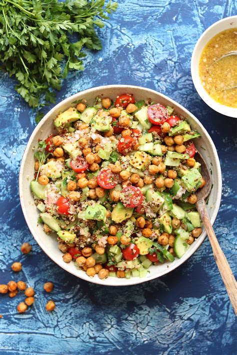 Avocado Quinoa Salad With Spiced Chickpeas The Last Food Blog