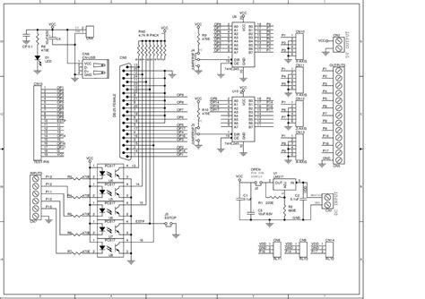 Parallel Port Breakout Cnc Schematic Electronics