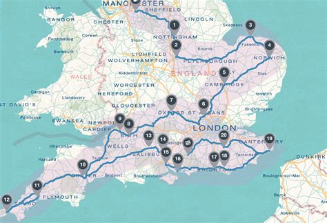 Printable Map Of Southern England