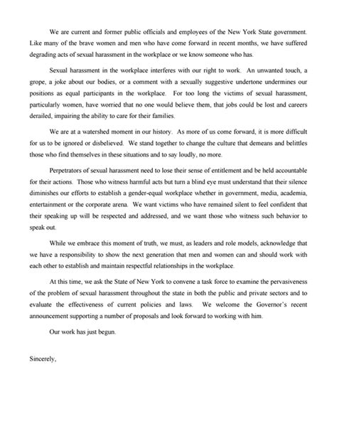 Sexual Harassment Complaint Letter For Your Needs Letter Template Hot