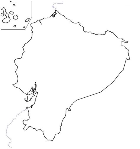 Mapa De Ecuador Para Colorear Mapa De Ecuador