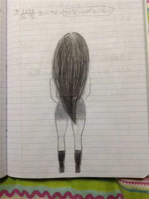 From Behind Girl Facing Backwards Drawing Easy Smithcoreview