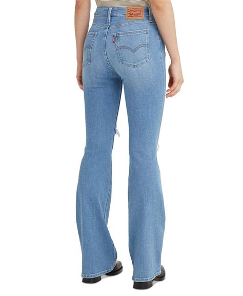 Levis Womens 726 High Rise Flare Jeans And Reviews Jeans Women Macys