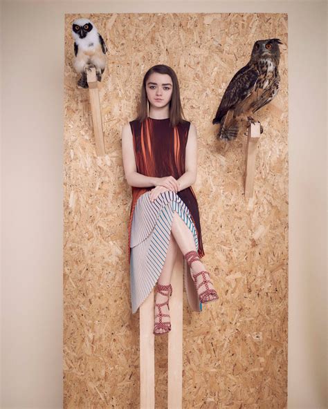 Maisie Williams In Instyle Magazine Uk April 2016 Issue Hawtcelebs