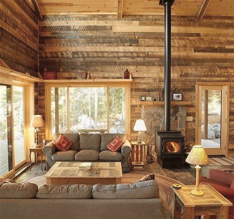 Log Cabin Living Room Decorating Ideas