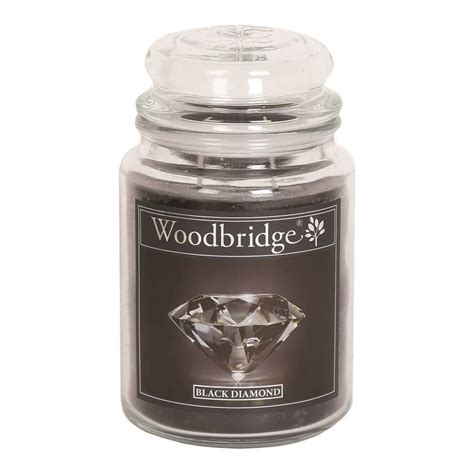 Woodbridge Black Diamond Candle Large Jar Candleflare