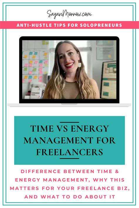 Time Management Vs Energy Management For Freelancers Sagan Morrow