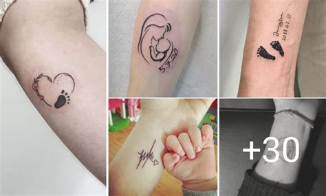 pequeños tatuajes de hijos