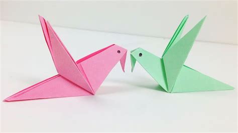 Origami Birds How To Make A Cute Origami Paper Bird An Origami Bird