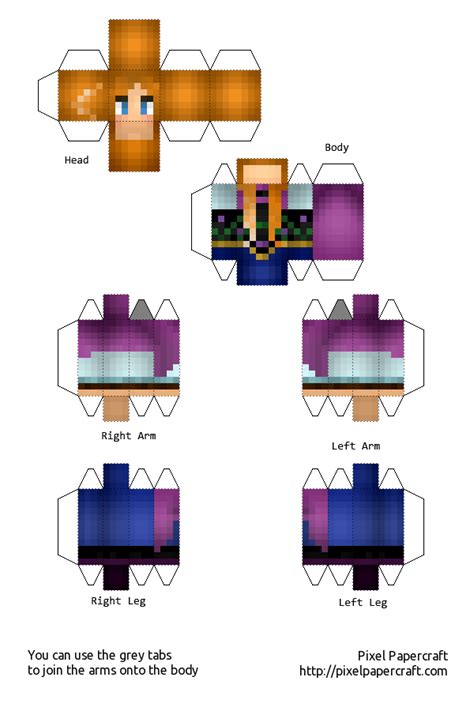 Imagenes De Papercraft De Minecraft Movibles Paper Craft New 282