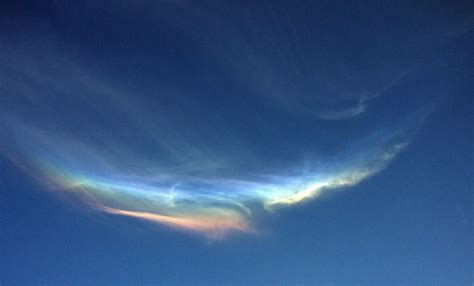 If Rainbows Had Wings A Photo Of A Cloud Strewn Circumzenithal