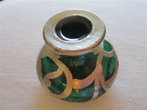 Get reviews, hours, directions, coupons and more for sterling glass inc at 1101 penn ave, scranton, pa 18509. Antique Sterling Over Green Glass Perfume Or Ink Bottle ...