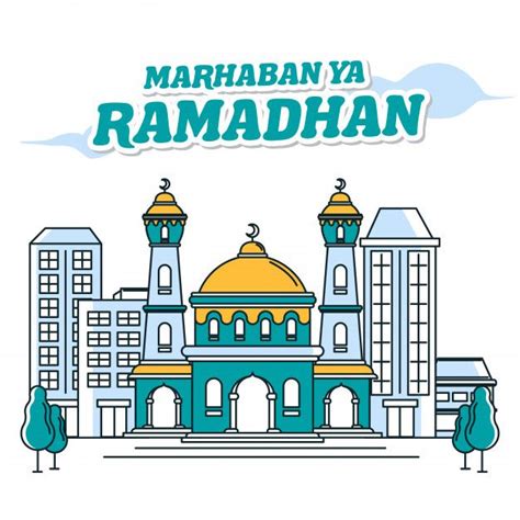 Mosque Banner Marhaban Ya Ramadhan