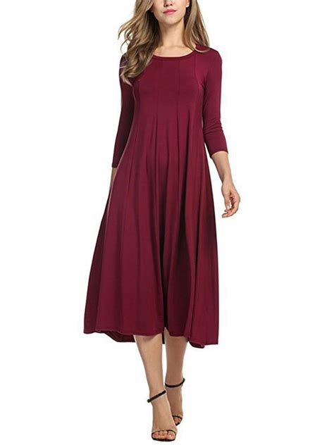 sexy dance women long sleeve loose shirt dress solid color long maxi casual oversized swing