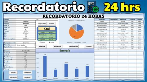 Recordatorio De Horas Composici N Nutricional Conteo De Equivalentes C Lculo Energ Tico