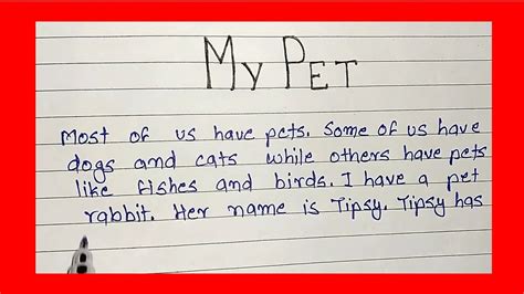 Top 103 Write About Your Pet Animal