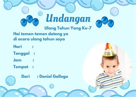 Contoh Surat Undangan Untuk Ulang Tahun Contoh Surat Resmi