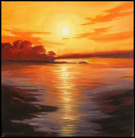 Sunrise Painting Art 8